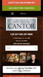 Mobile Screenshot of cantorfraudlawyers.com